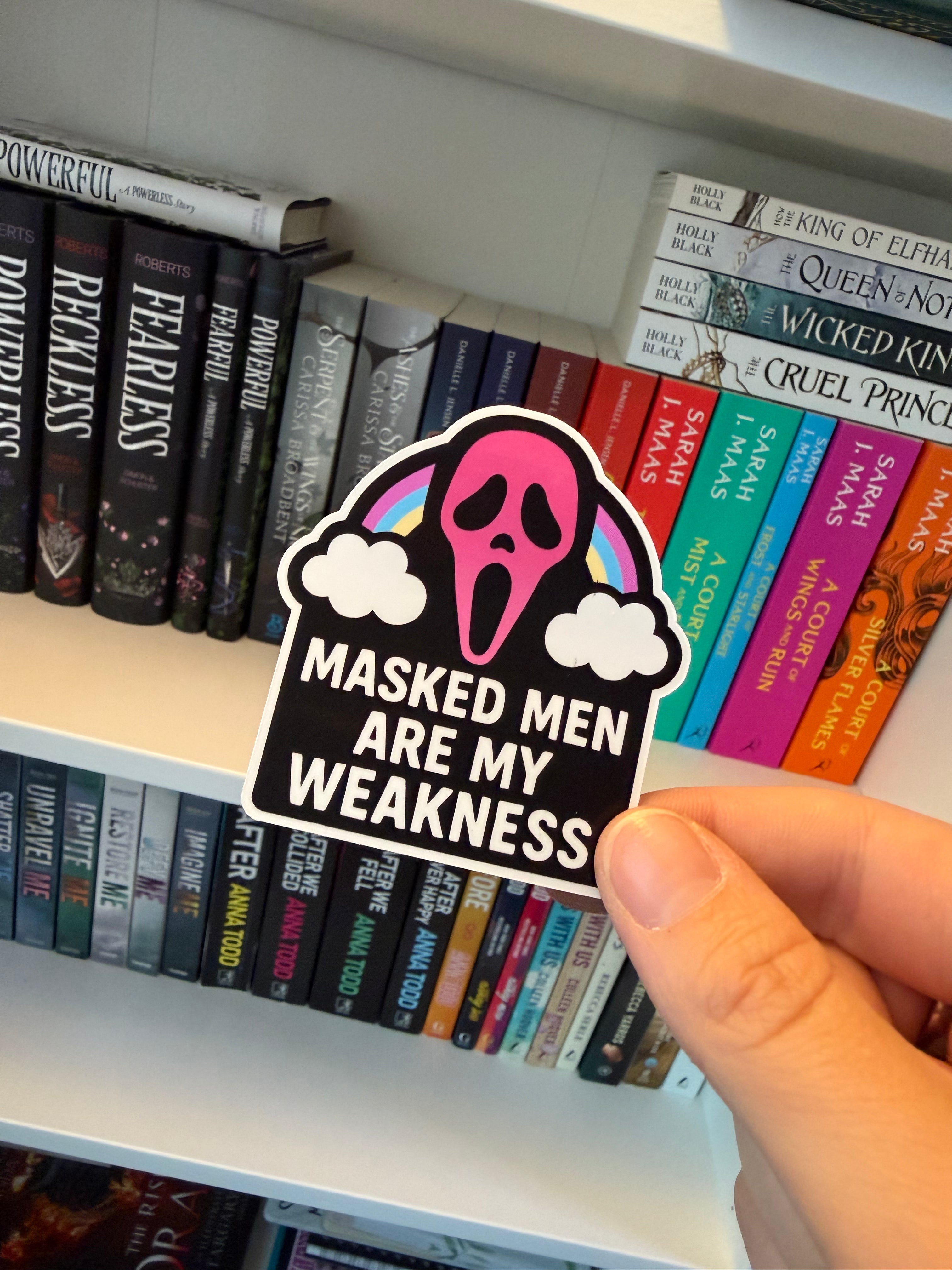 Masked Men Sticker