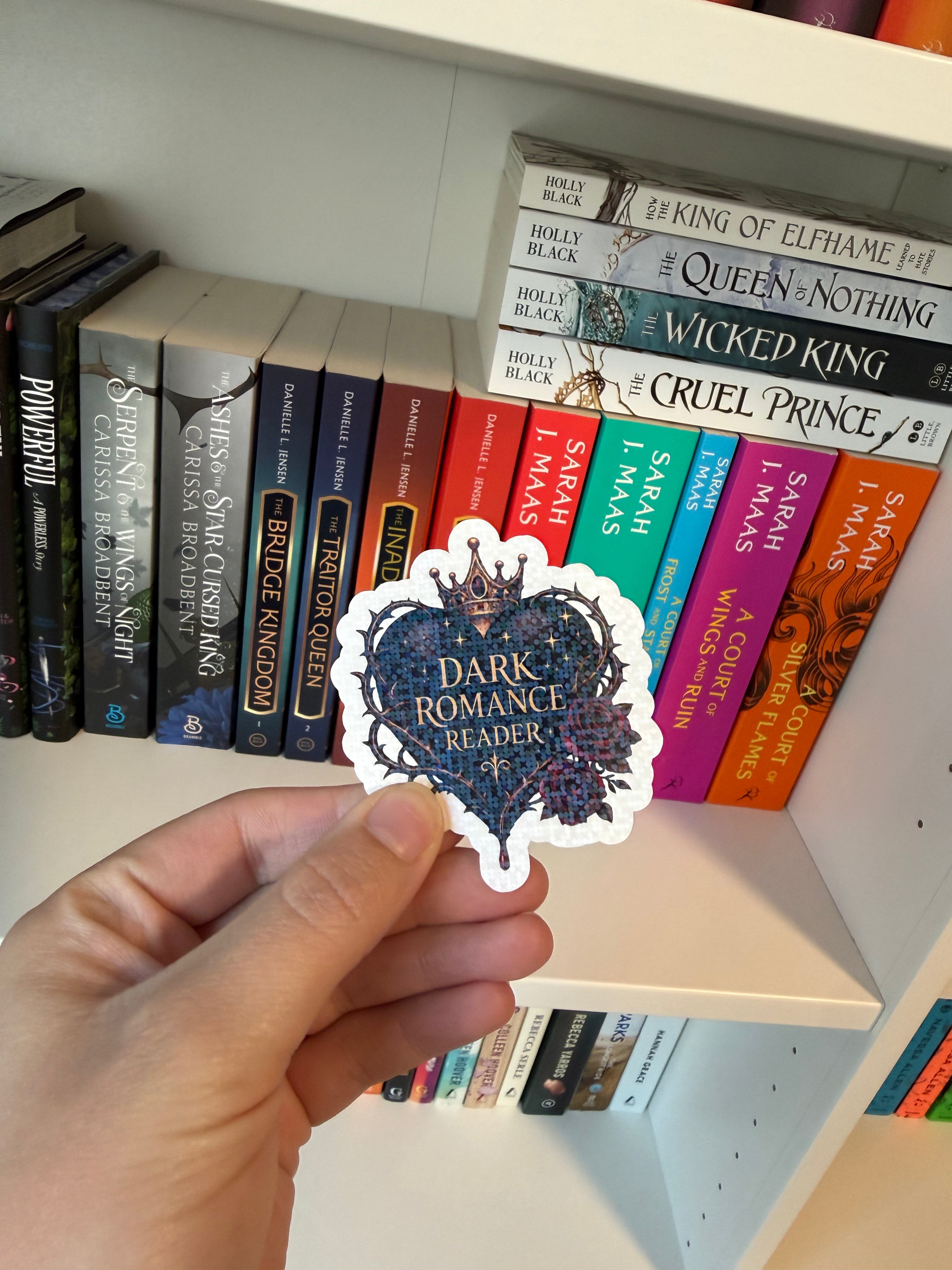 Dark Romance Reader Sticker